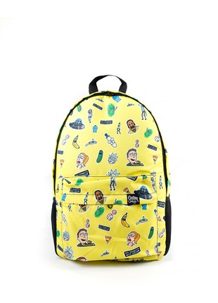Backpack Duo 2.0 Rick and Morty Yellow Custom Wear