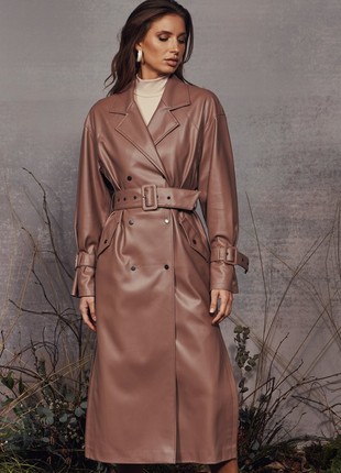 LEATHER CLASSIC TRENCH GEPUR1 photo