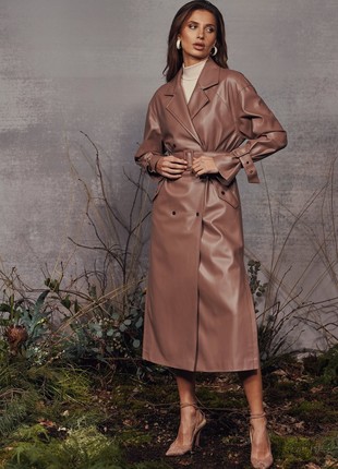 LEATHER CLASSIC TRENCH GEPUR3 photo
