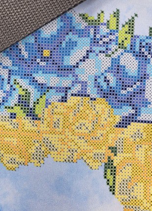 Shopping Bag Flowering Ukraine Kit Bead Embroidery sv1043 photo