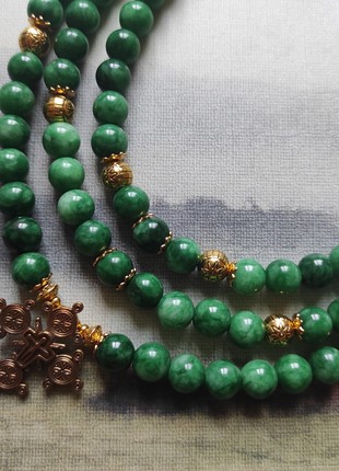 Necklace - zgarda  "Magical herbs"  from jade4 photo