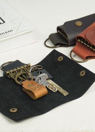 Keychain holder, leather pouch3 photo