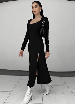 Mystic dress in black color4 photo