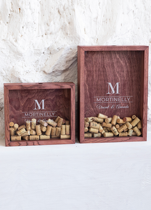 Box For Wine Corks - Wine Cork Holder - Wine Lover Gift - Wedding Gift1 photo
