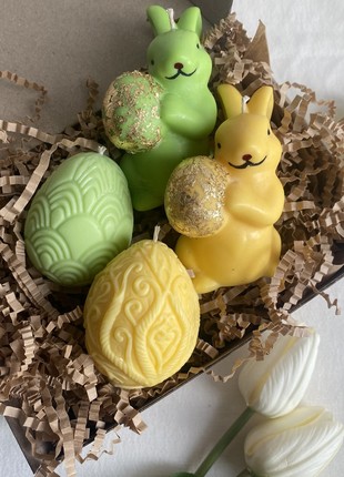 “Easter” soy candles set