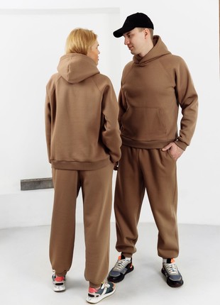 Men's insulated brown suit