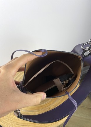 Large Leather Bag For Woman, Leather crossbody, Leather purse, Lamponi Guitar6 photo