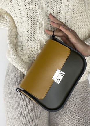 Leather Handbag for Woman, Crossbody Bag, Leather Purse, Shoulder Bag,  Lamponi Saddle One XS