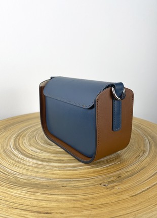 Leather Handbag for Woman, Crossbody Bag, Leather Purse, Shoulder Bag,  Lamponi Saddle One XS4 photo