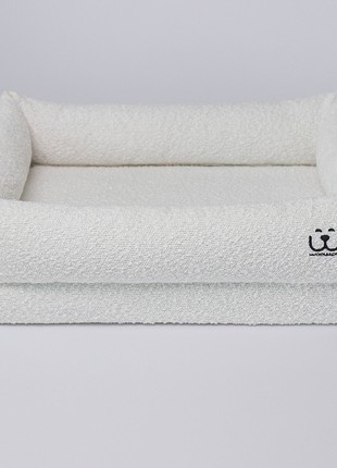 Bed for dog, design Fluff, size XL (100x70 cm)
