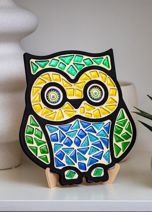 Creativity kit glass mosaic set Mosaaro Owl 180*195 mm MA20042 photo