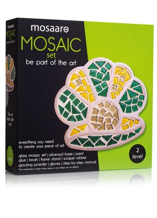 Creativity kit glass mosaic set Mosaaro  Shell 165x188 mm MA2003
