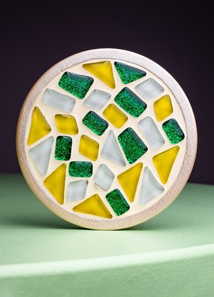Creativity kit glass mosaic set Mosaaro Cup Coaster (Round) 100 mm MA10012 photo