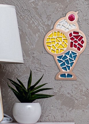 Creativity kit glass mosaic set Mosaaro Ice Cream 134x210 mm MA10033 photo