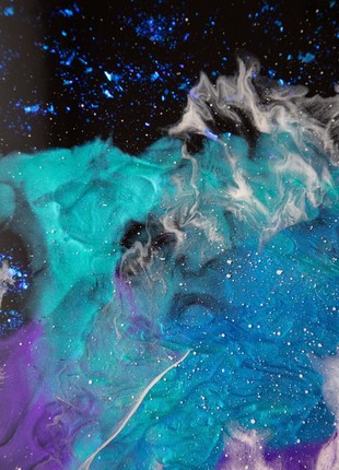 Space art, wall decor, modern abstract painting3 photo