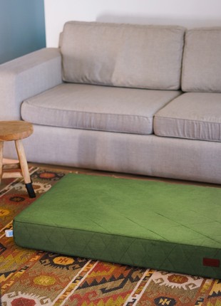 Orthopedic mattress Harley and Cho Oliver Velur Green XL (120x80x15 cm) 31031718 photo