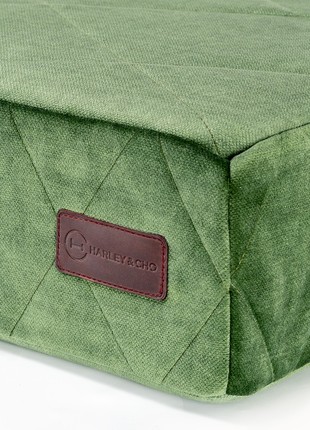 Orthopedic mattress Harley and Cho Oliver Velur Green  L (110x70x15 cm) 31031706 photo