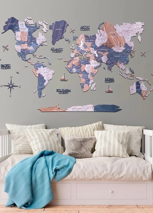 2D Wooden World Map Mystery4 photo