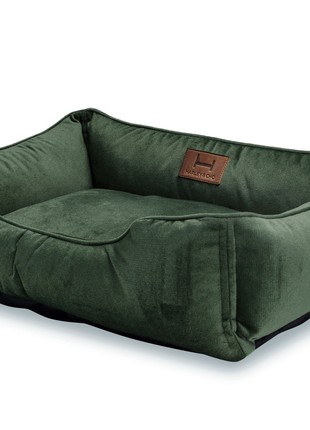 Pet bed Harley and Cho Dreamer Velur Green M (70x50 cm) 31027472 photo