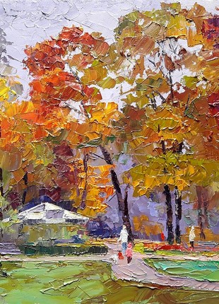 Oil painting In the park Serdyuk Boris Petrovich nSerb830