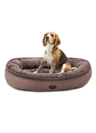 Dog bed Harley and Cho Donut Soft Touch Soft TouchBrown XL (110x80x23 cm) 3102865