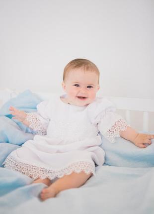 Kids linen bedding set "sky"4 photo