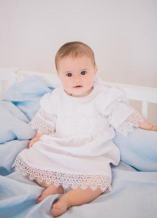 Kids linen bedding set "sky"5 photo