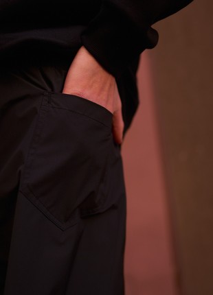 OGONPUSHKA Spot black sports oversize pants7 photo