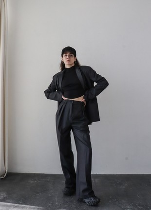 Pants "British" anthracite3 photo