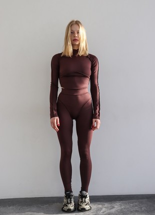 Leggings “Pull” chocolate