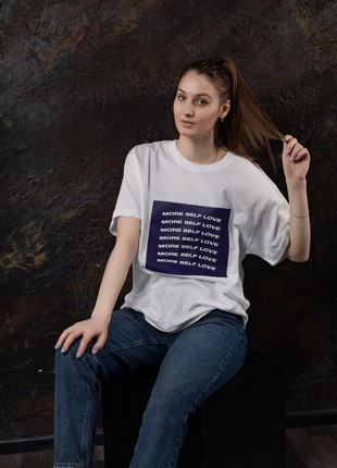 Cotton T-shirt with a print