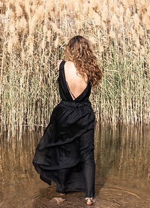 Long Silk Dress3 photo
