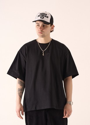 Oversized T-shirt OGONPUSKA Stiff black6 photo