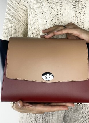 Premium Leather Women’s Bag, Exclusive crossbody, Limited edition handbag, Luxury purse, Lamponi Tilde4 photo