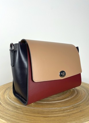 Premium Leather Women’s Bag, Exclusive crossbody, Limited edition handbag, Luxury purse, Lamponi Tilde