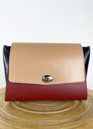 Premium Leather Women’s Bag, Exclusive crossbody, Limited edition handbag, Luxury purse, Lamponi Tilde2 photo