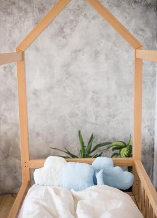 Kids linen bedding set "milk"4 photo