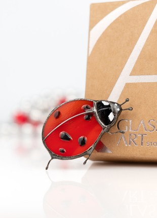 Stained glass ladybug jewelry4 photo
