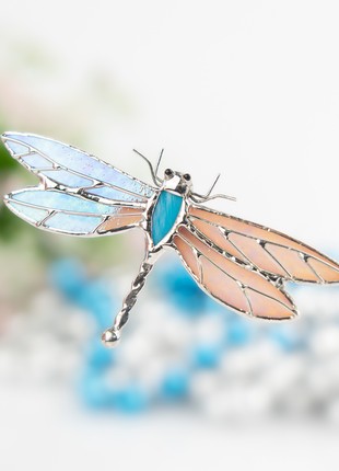 Dragonfly stained glass jewelry1 photo