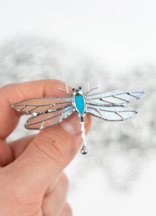 Dragonfly stained glass jewelry2 photo