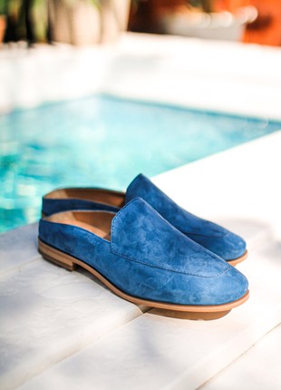 Women's suede mules5 photo
