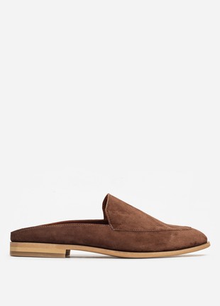 Women's suede mules3 photo