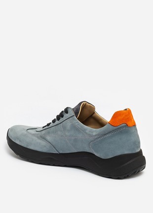 Handcrafted Men’s nubuck sneakers3 photo