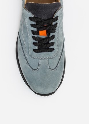 Handcrafted Men’s nubuck sneakers4 photo
