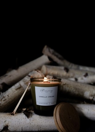Vanilla Cream scented candle by Harmony