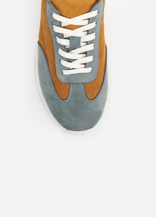 Handcrafted Men’s nubuck sneakers3 photo