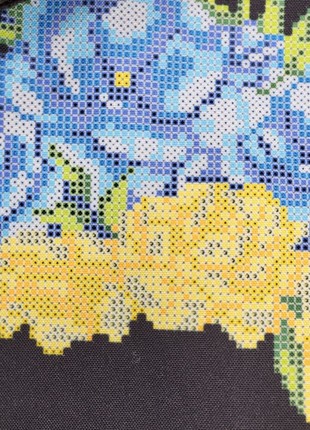 Shopping Bag Flowering Ukraine Kit Bead Embroidery sv1033 photo