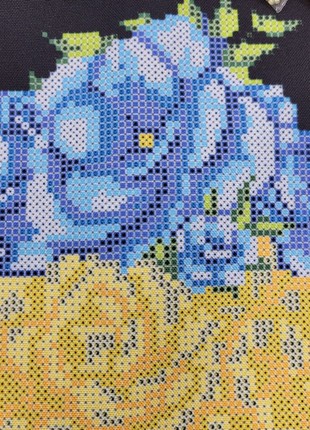 Shopping Bag Flowering Ukraine Kit Bead Embroidery sv1035 photo