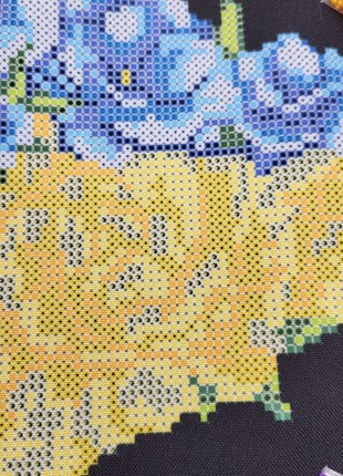 Shopping Bag Flowering Ukraine Kit Bead Embroidery sv1037 photo