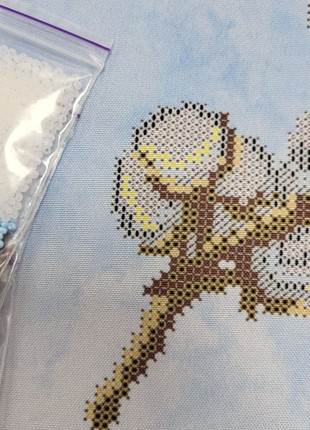 Shopping Bag Cotton Kit Bead Embroidery sv1307 photo